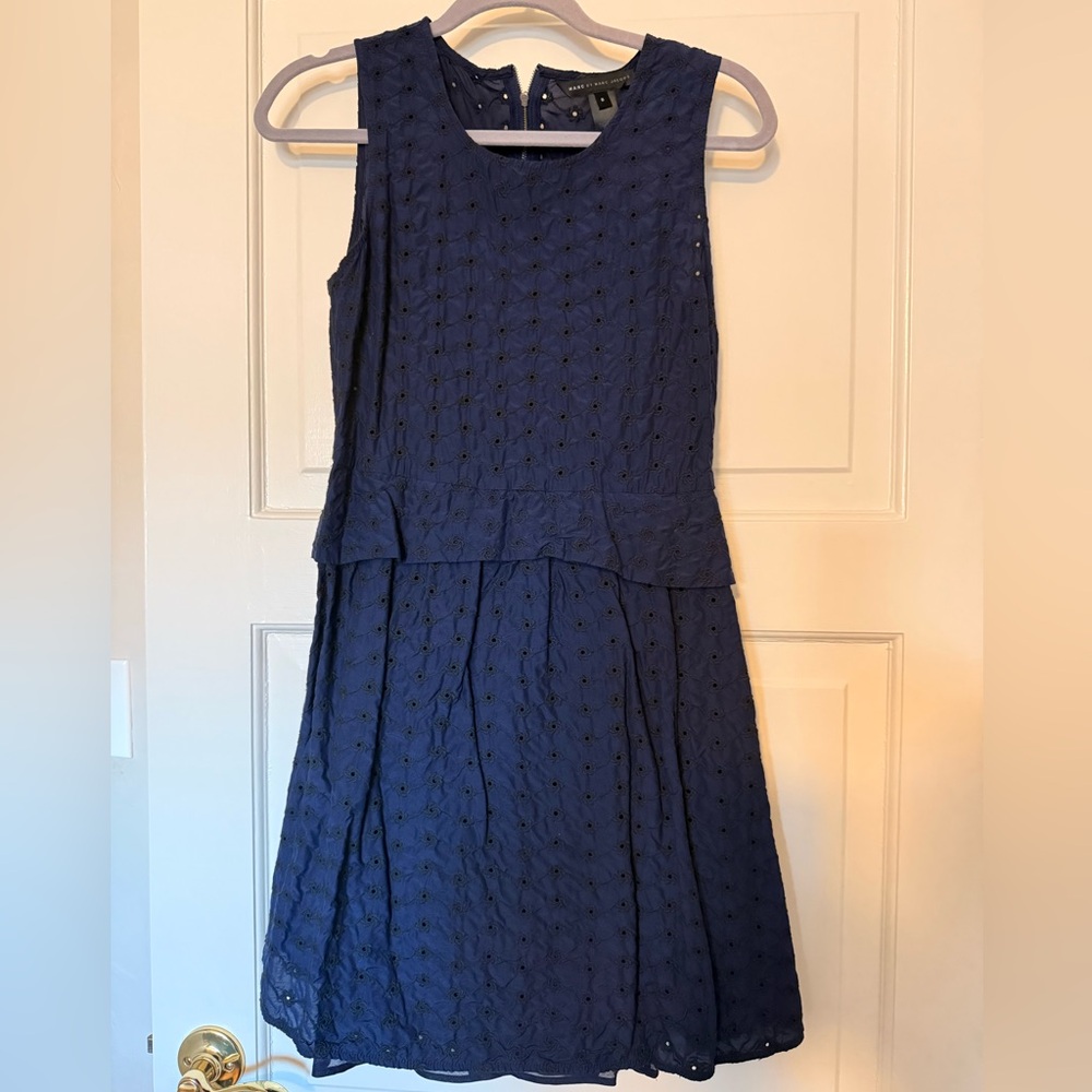 Marc By Marc Jacobs Navy eyelet Dress
